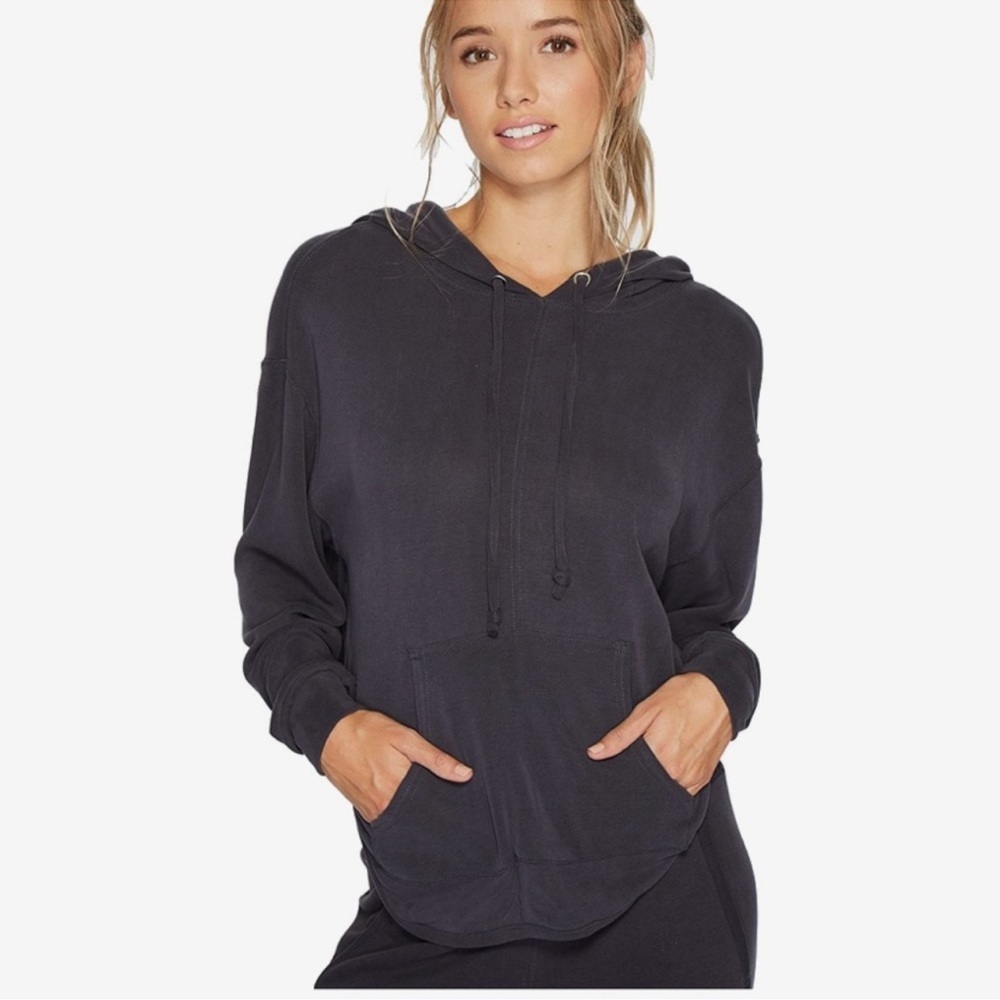 Free People Movement Back Into It Hoodie, NWOT, Navy Blue, XS - Picture 3 of 6